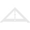 Ekena Millwork Pitch Artisan Architectural Grade PVC Gable Pediment, 48"W x 24"H x 1"P (12/12) GPP048X024X100ART - alternate 4